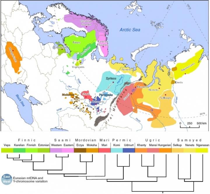 finnish language map